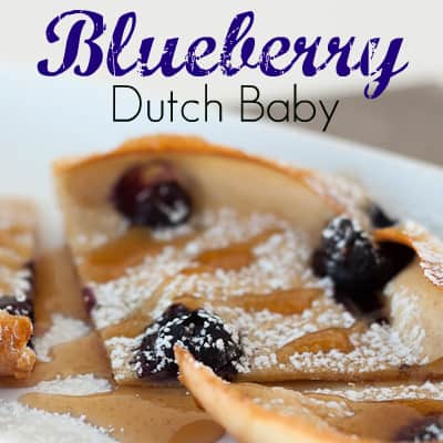 Blueberry Dutch Baby from OrWhateverYouDo.com