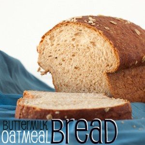 #Buttermilk Oatmeal #Bread #Recipe from OrWhateverYouDo.com
