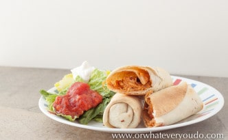 Baked Chicken Taquitos from OrWhateverYouDo.com