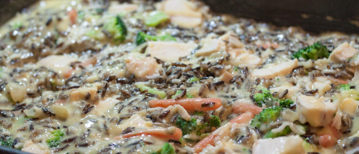 Creamy Chicken Wild Rice Casserole from OrWhateverYouDo.com
