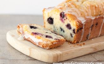Meyer Lemon Blueberry Bread  from OrWhateverYouDo.com