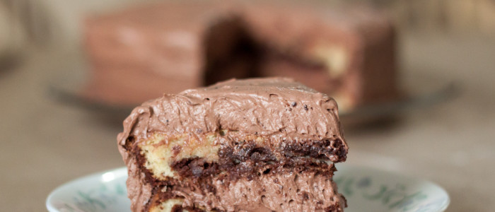 Zebra Pound Cake from OrWhateverYouDo.com