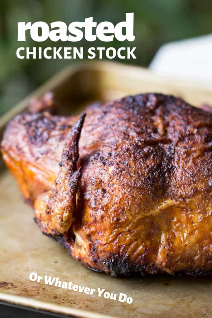 Traeger Roasted Chicken Stock Easy homemade broth recipe