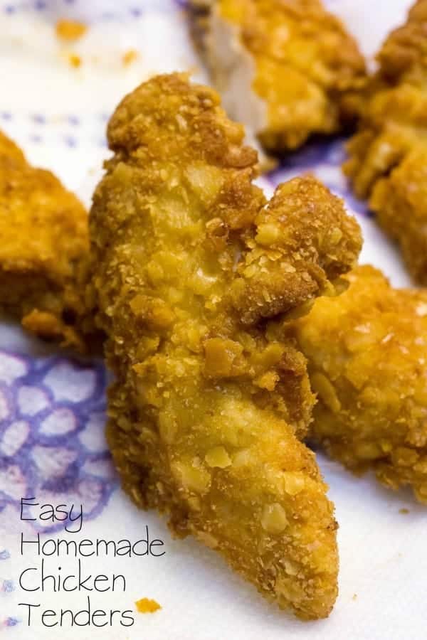 Easy Homemade Chicken Tenders