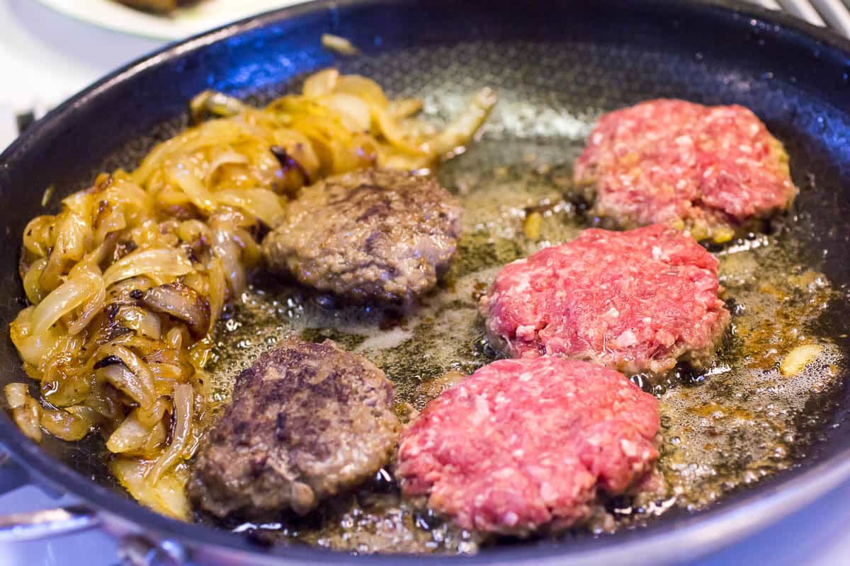 Hamburger Steaks with Onion Gravy