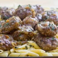 Hamburger Steaks with Onion Gravy