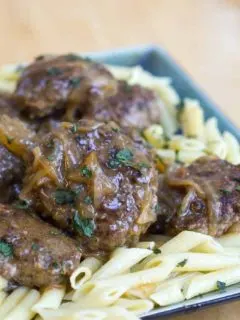 Hamburger Steaks with Onion Gravy