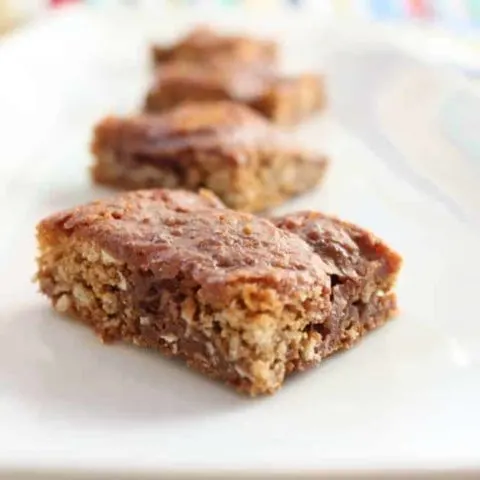 Oatmeal Chocolate Cookie Bars from OrWhateverYouDo.com