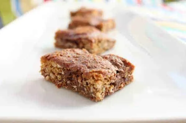 Oatmeal Chocolate Cookie Bars from OrWhateverYouDo.com