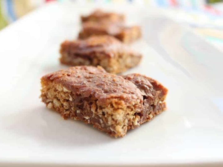 Chocolate Oatmeal Cookie Bars