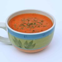 Oven roasted creamy tomato soup