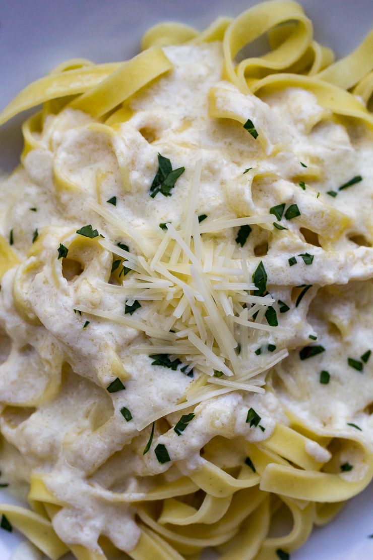 Homemade Fettuccine Alfredo