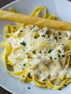 Homemade Fettuccine Alfredo