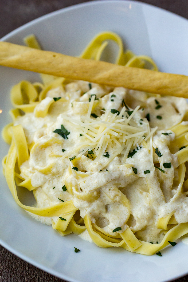Homemade Fettuccine Alfredo