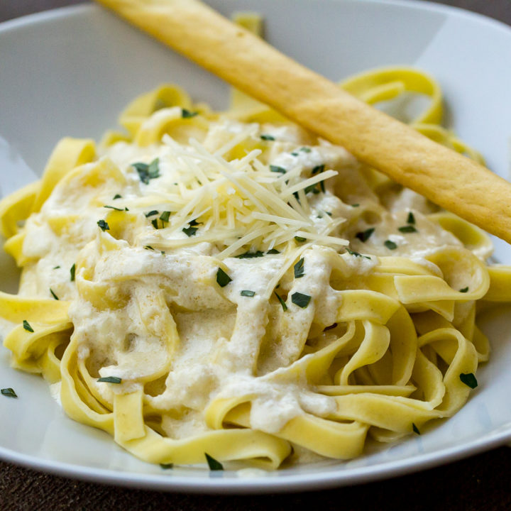 Homemade Fettuccine Alfredo