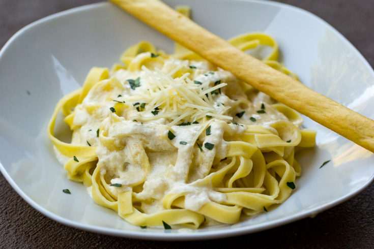 Homemade Fettuccine Alfredo