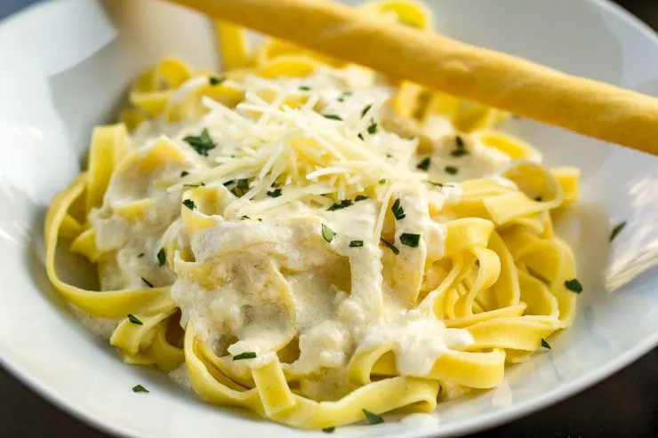 Homemade Fettuccine Alfredo