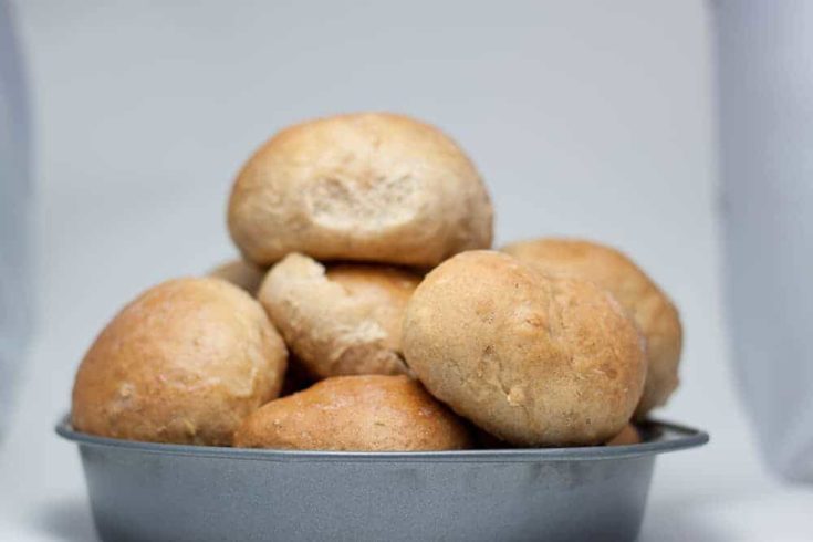 Honey Wheat Oatmeal Rolls