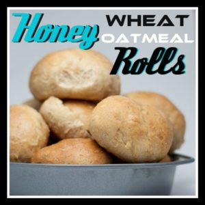 Honey Wheat Oatmeal Rolls from OrWhateverYouDo.com