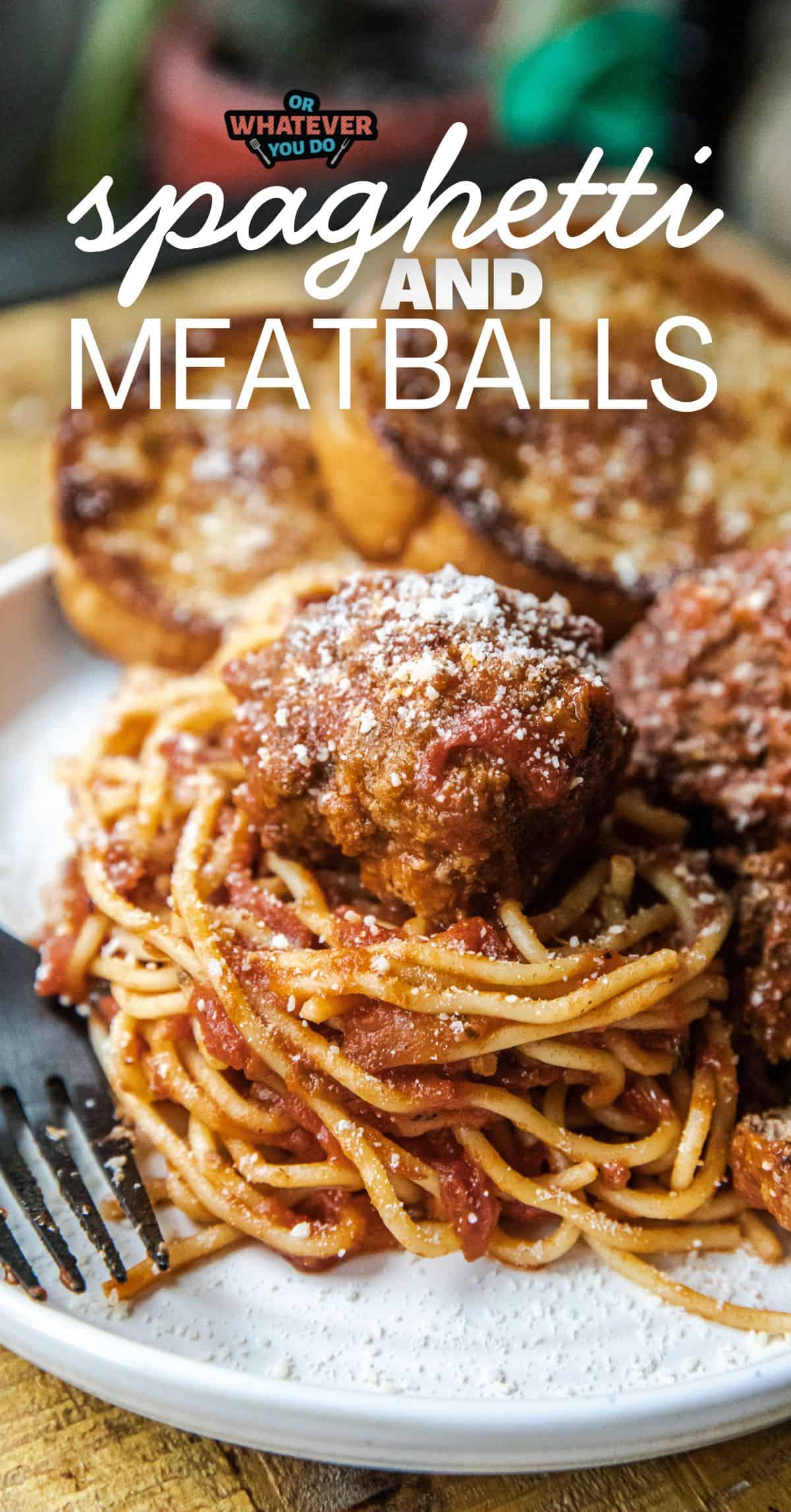 Delicious homemade spaghetti with flavorful meatballs, perfect for a comforting family dinner.