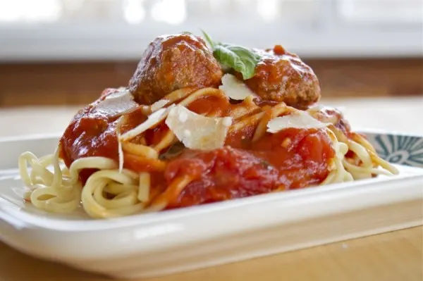 Spaghetti and Meatballs from OrWhateverYouDo.com