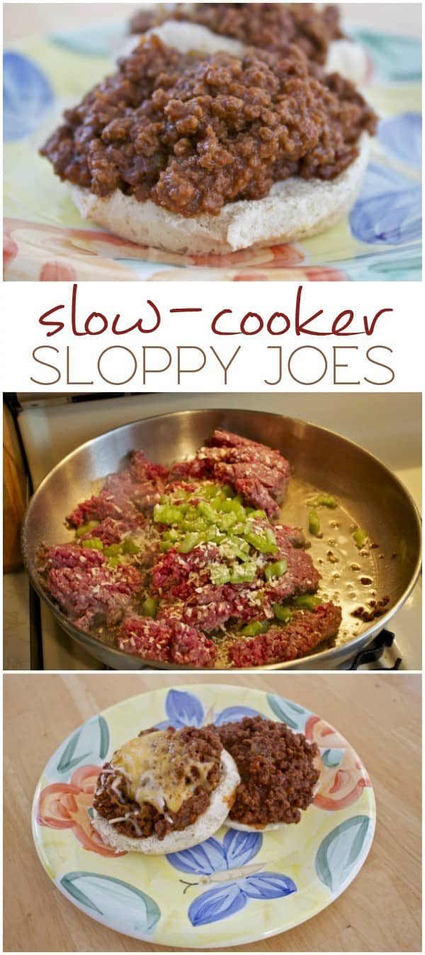 Sloppy Joes in the slow cooker