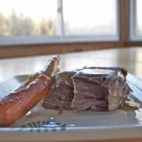 Slow-cooker roast beef dinner
