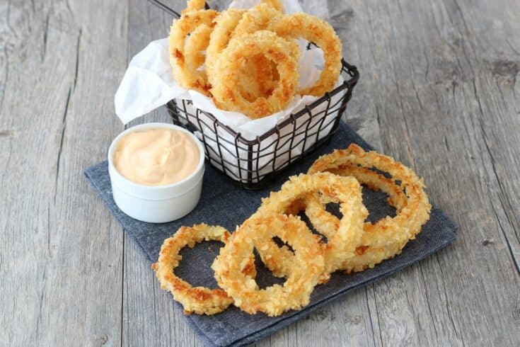 Oven Baked Onion Rings