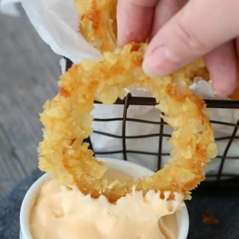 Oven Baked Onion Rings