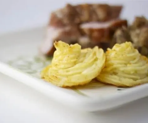 Cheddar Duchess Potatoes