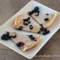 Brown Butter Blueberry Dutch Baby