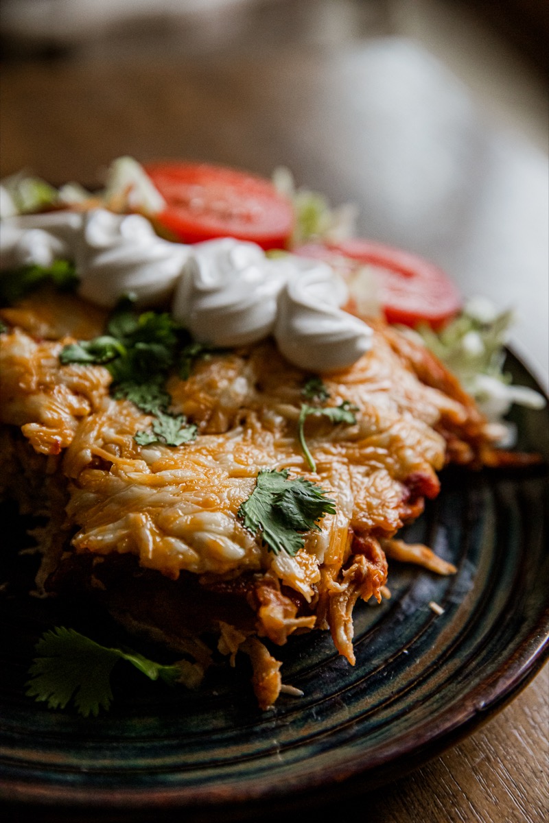 Cheesy Chicken Enchiladas