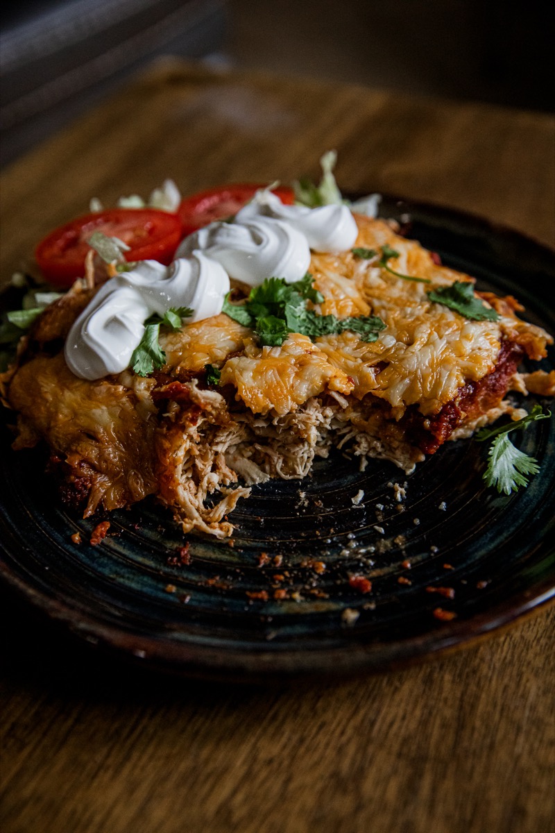 Cheesy Chicken Enchiladas