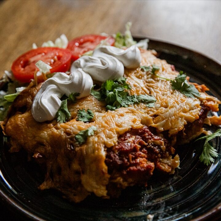 Cheesy Chicken Enchiladas with Homemade Sauce-image