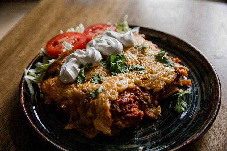 Cheesy Chicken Enchiladas