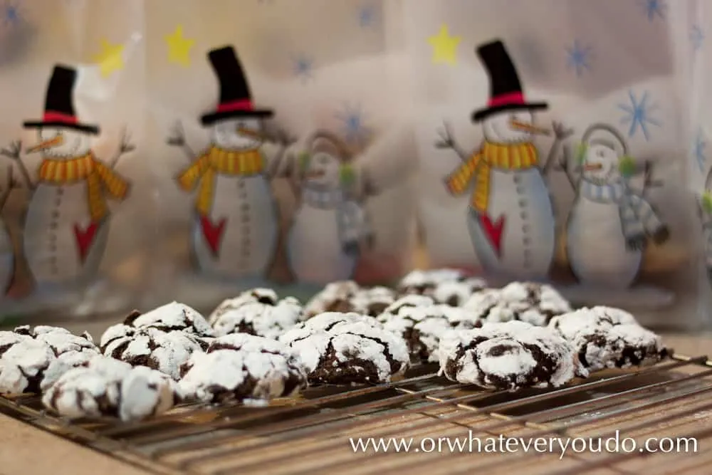 Chocolate Crinkle Cookies