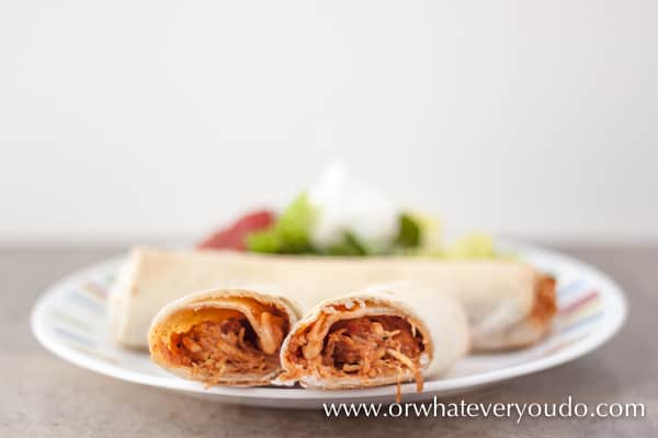 Baked Chicken Taquitos from OrWhateverYouDo.com Baked Chicken Taquitos from OrWhateverYouDo.com
