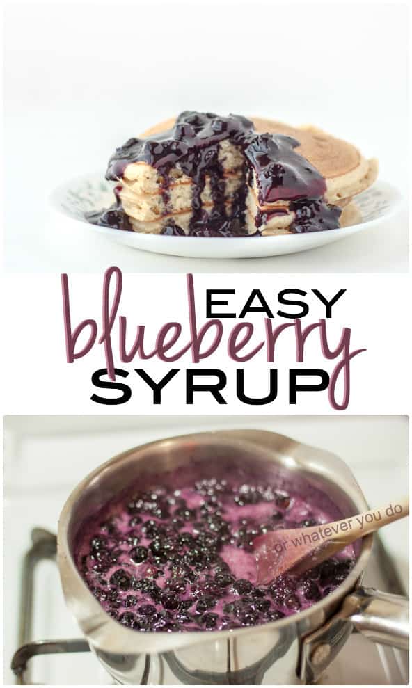 Blueberry Syrup