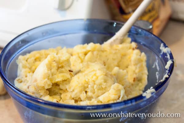 Caramelized Onion Cheddar Potato Pierogies from OrWhateverYouDo.com