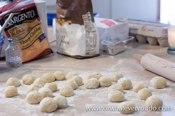 Caramelized Onion Cheddar Potato Pierogies from OrWhateverYouDo.com