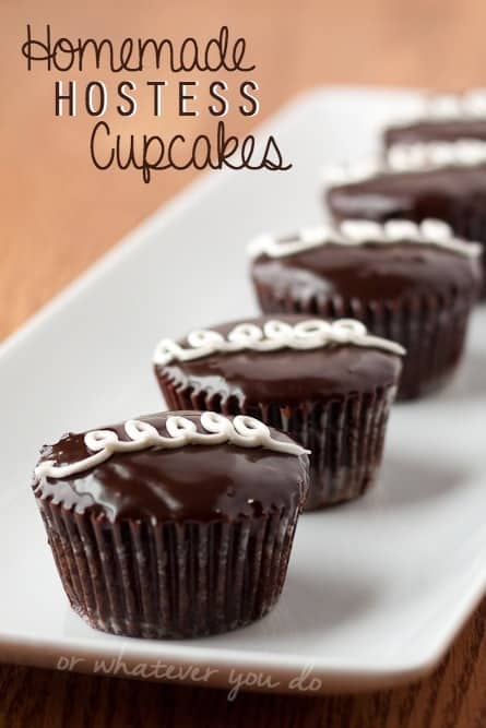 Homemade Hostess Cupcakes