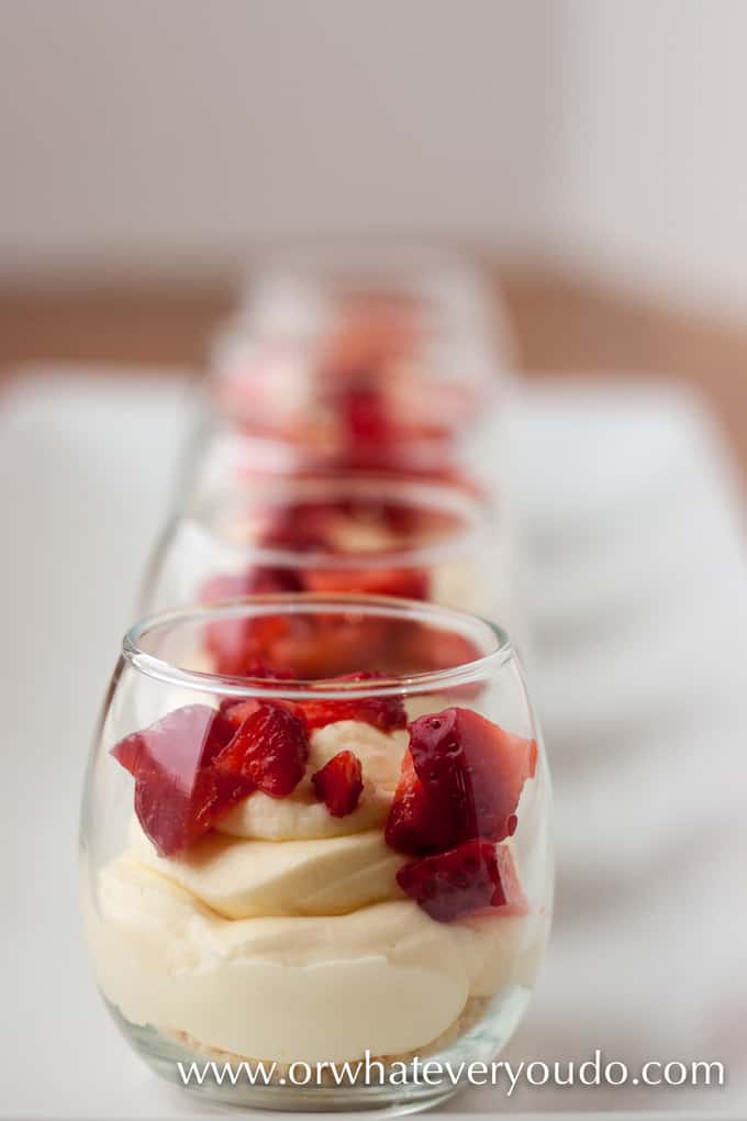 No Bake Cheesecake from OrWhateverYouDo.com