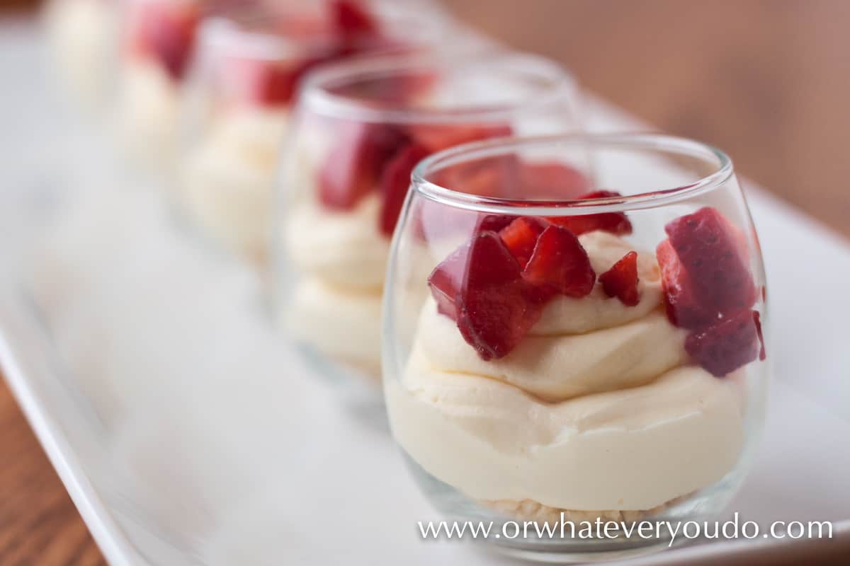 No Bake Cheesecake from OrWhateverYouDo.com