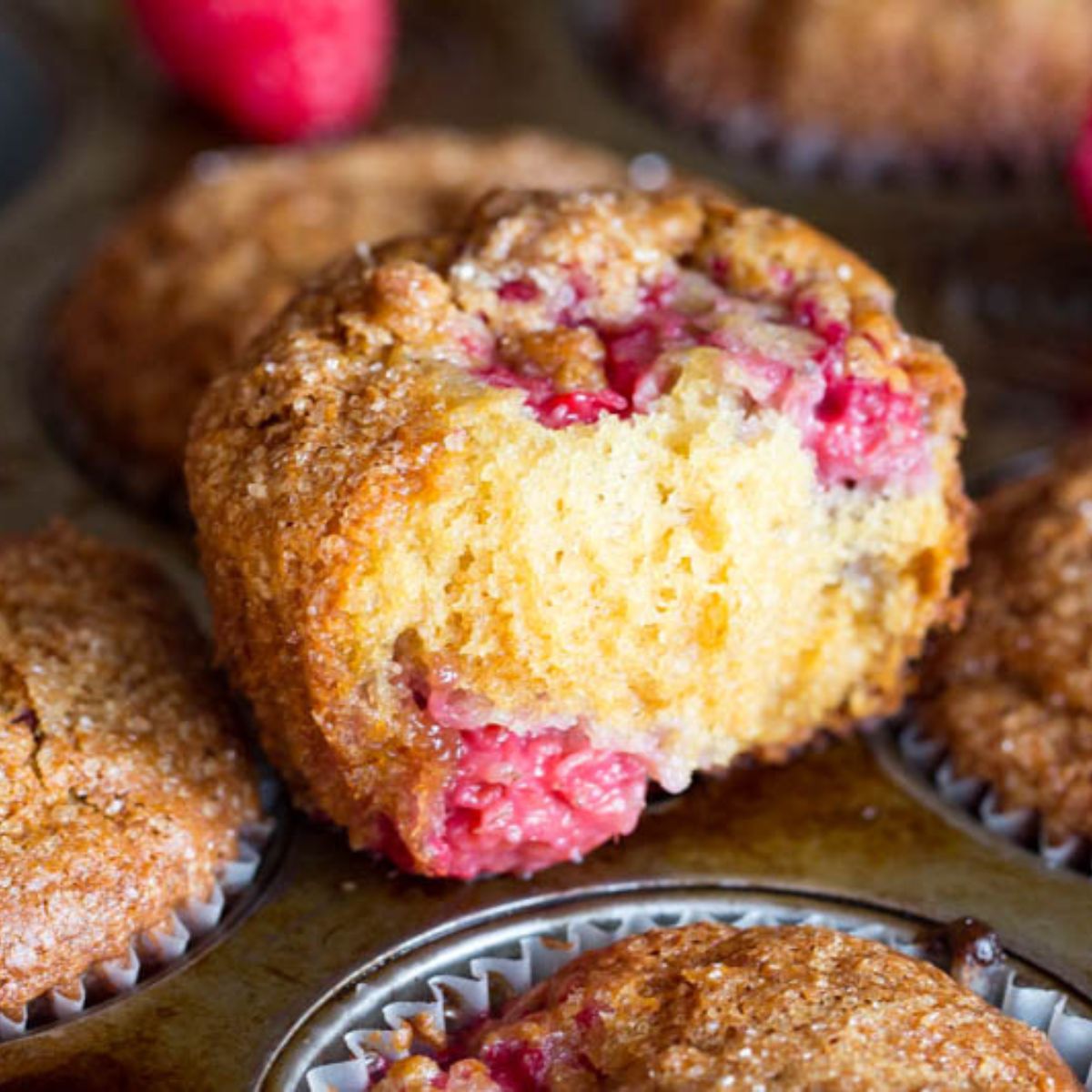 Homemade Raspberry Muffins