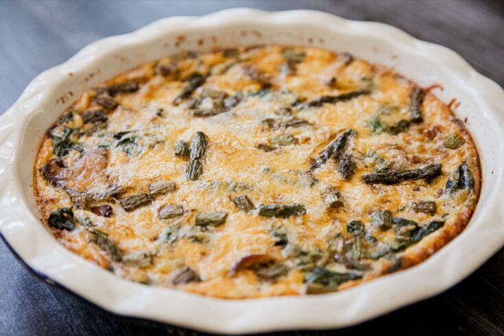 Sausage and Asparagus Frittata