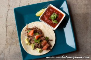 Tequila Lime Shredded Beef Tacos