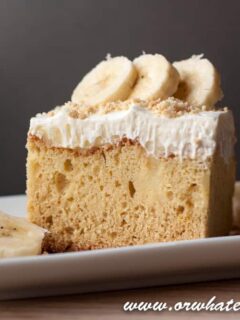 Banana Fo Fanna Pudding Cake from OrWhateverYouDo.com