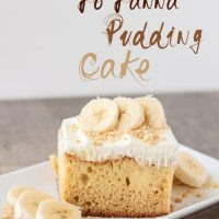 Banana Fo Fanna Pudding Cake