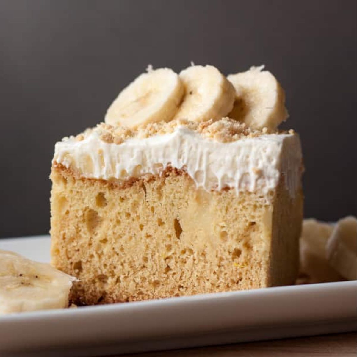 Banana Pudding Poke Cake