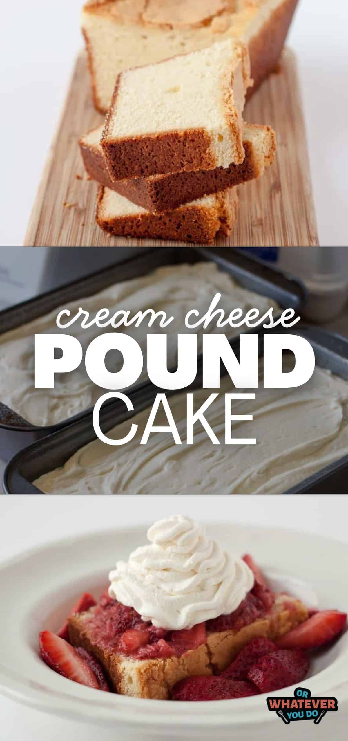 Delicious homemade cream cheese pound cake perfect for dessert or tea time.